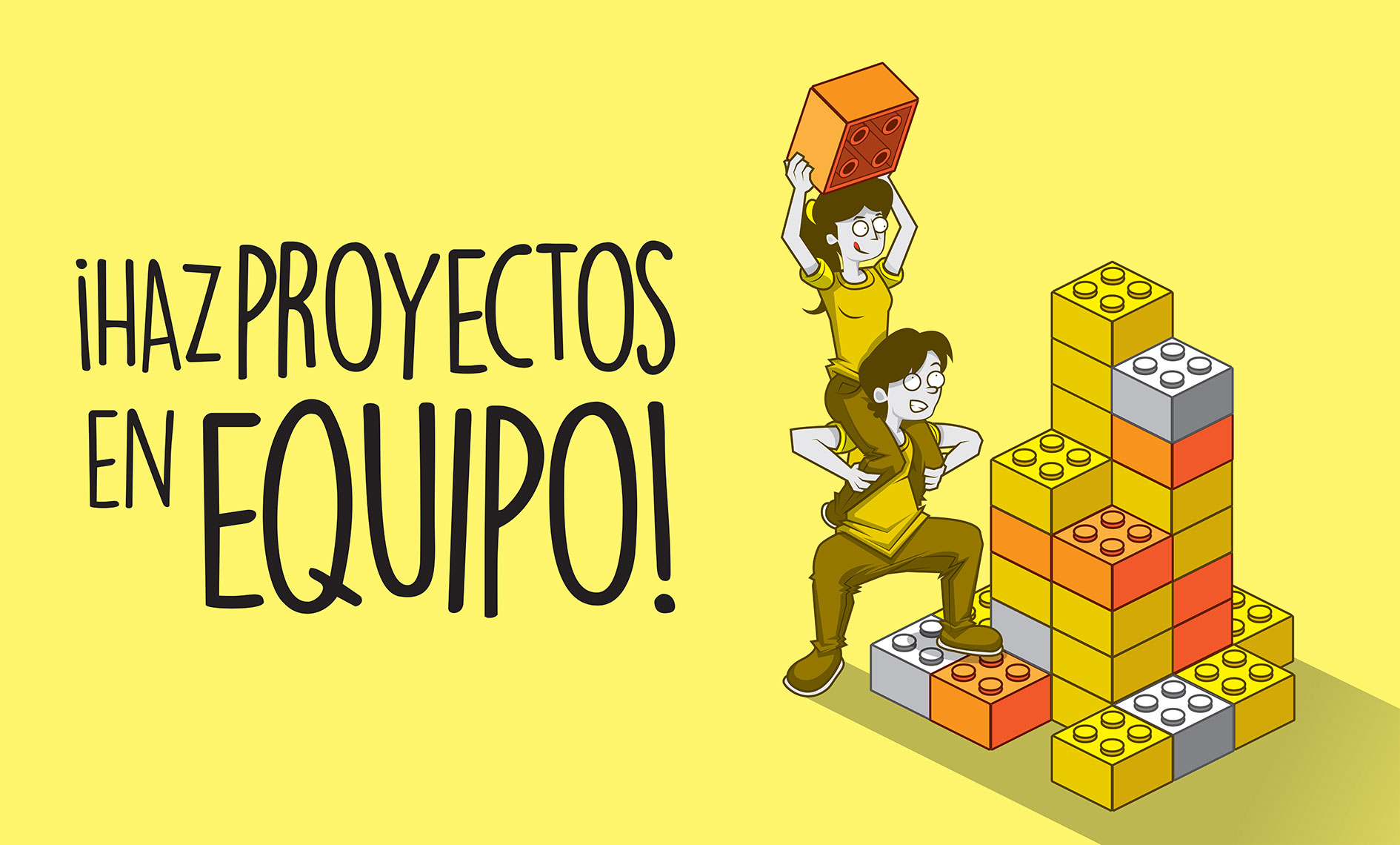 Haz proyectos en equipo